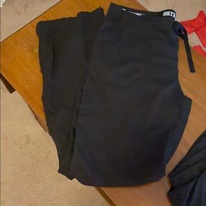M black greys anatomy scrub pants